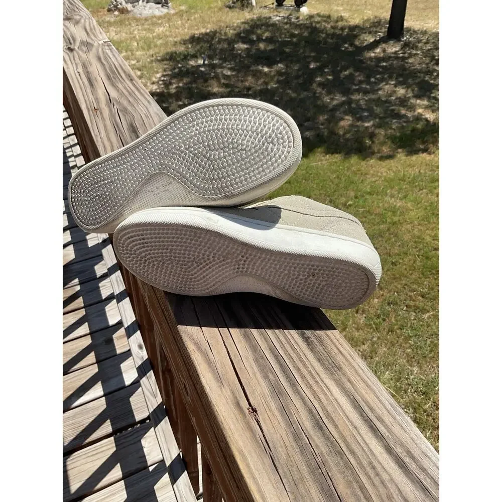 Rag & Bone Biege Suede Low Top Sneakers Womens Hook Loop Streetwear Size 37
